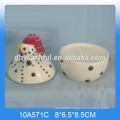 High quality ceramic rooster salt and pepper shaker